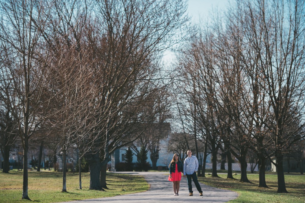 Tom Studios Engagement Session at Proctor Park in Utica