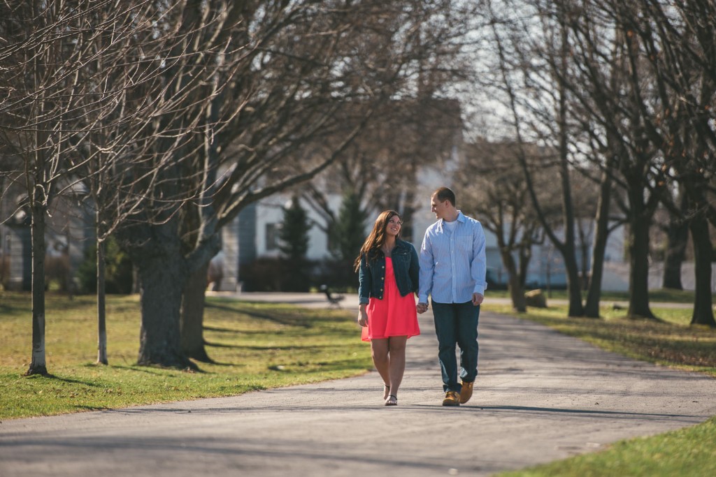 Tom Studios Engagement Session at Proctor Park in Utica