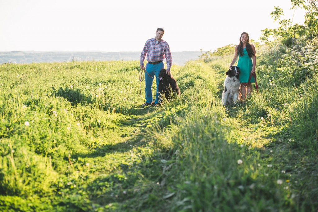 Shauna and Steve's engagement session with Tom Studios