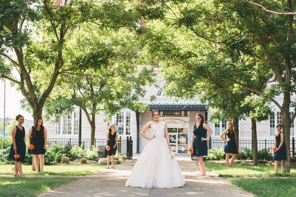 Katie and Shawn's wedding at Hotel Utica with Tom Studios