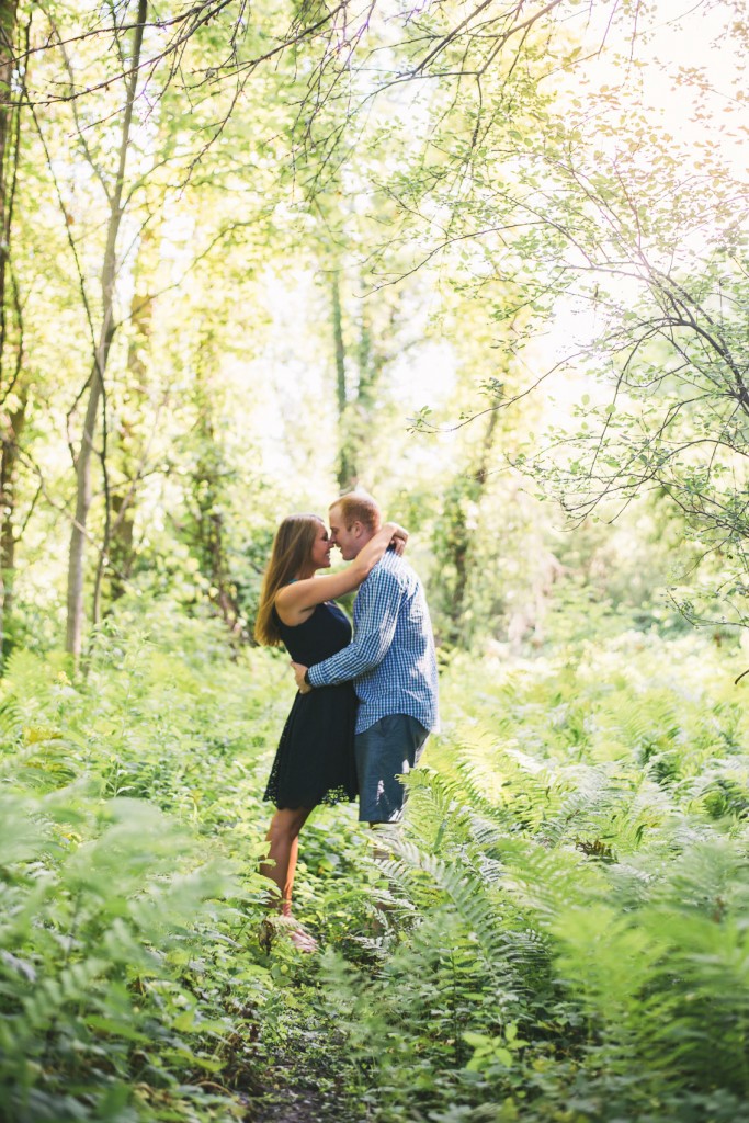 Lydia and Dan's engagement session with Tom Studios