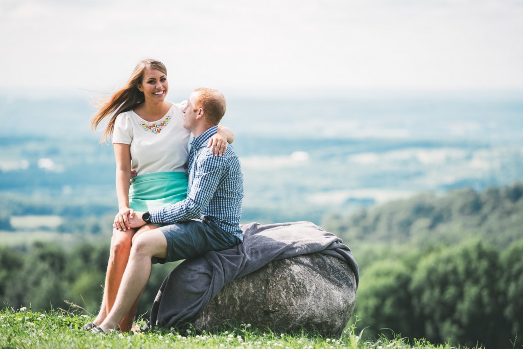 Lydia and Dan's engagement session with Tom Studios