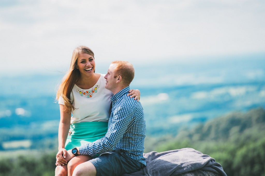 Lydia and Dan's engagement session with Tom Studios