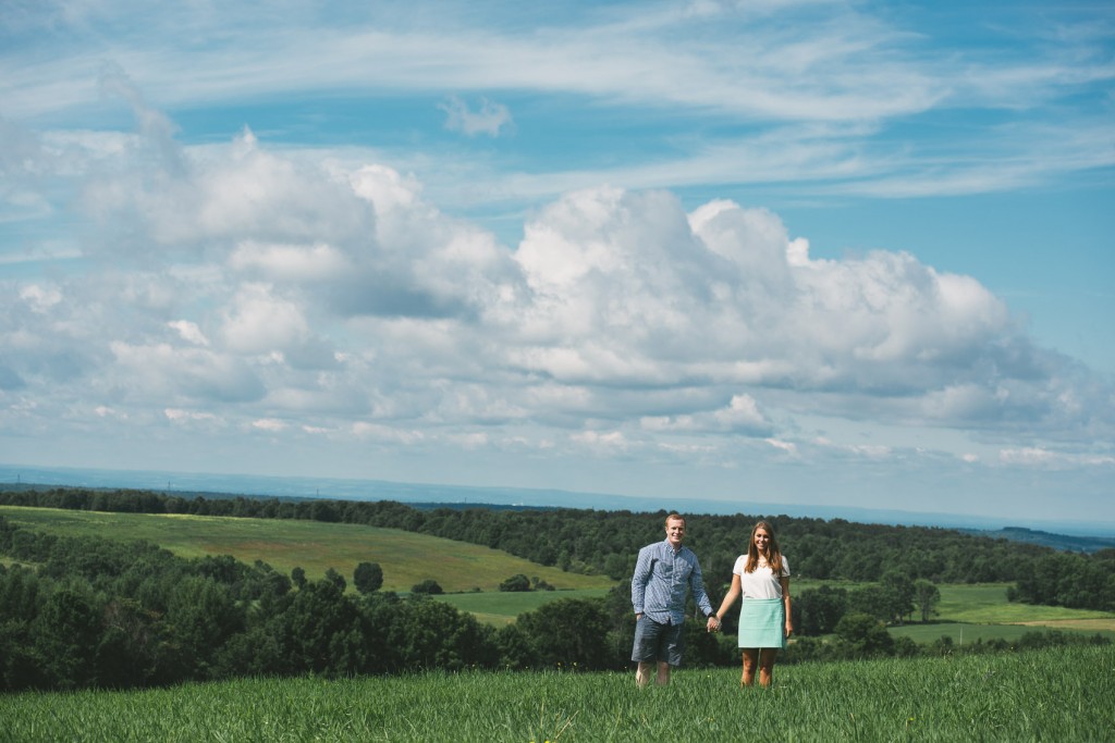 Lydia and Dan's engagement session with Tom Studios