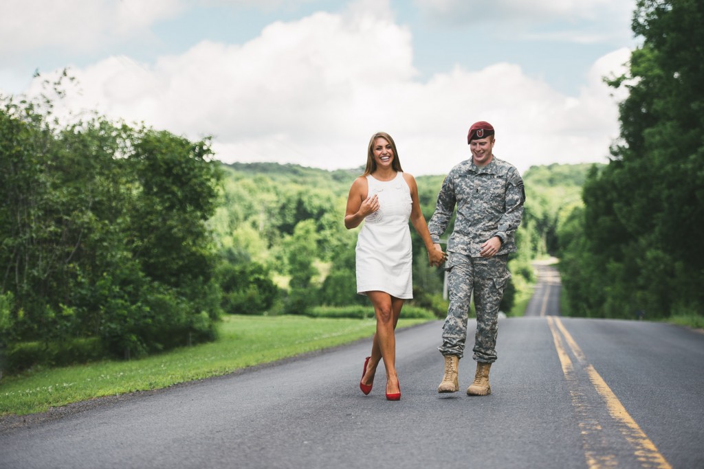 Lydia and Dan's engagement session with Tom Studios