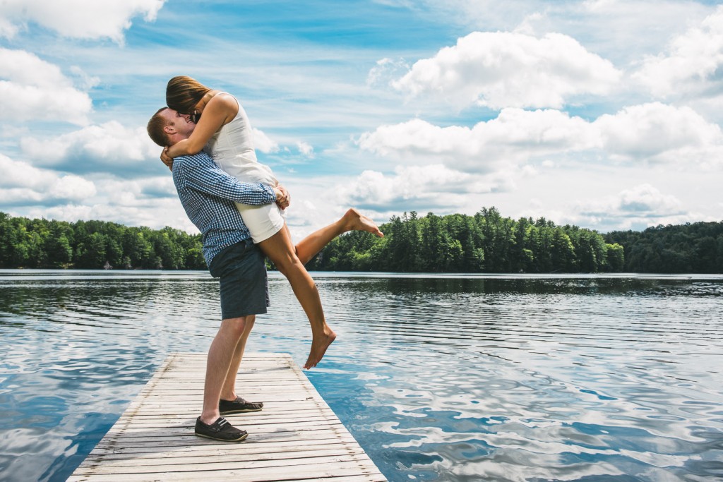 Lydia and Dan's engagement session with Tom Studios