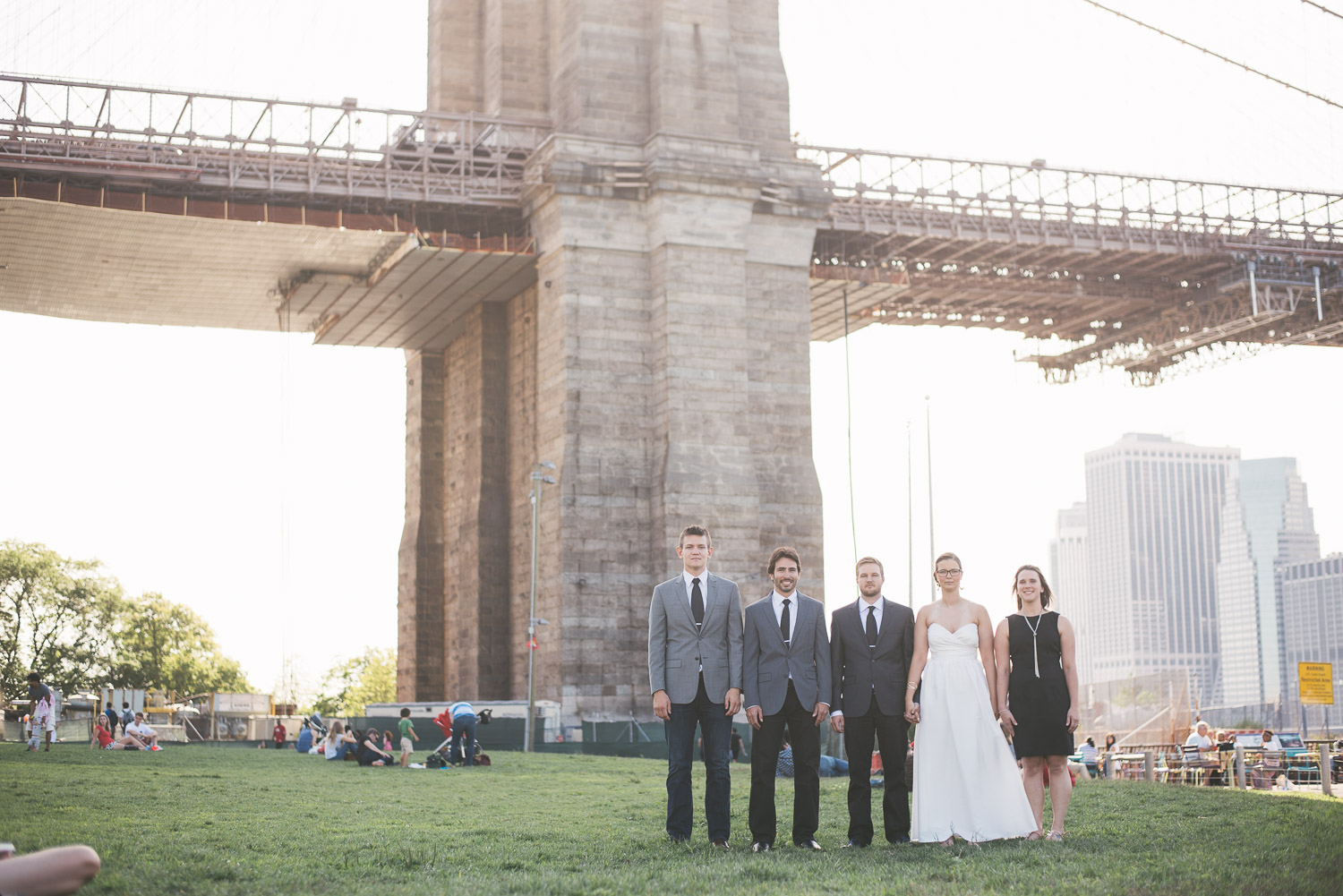 Wedding Brooklyn Bridge Wedding with Tom Studios