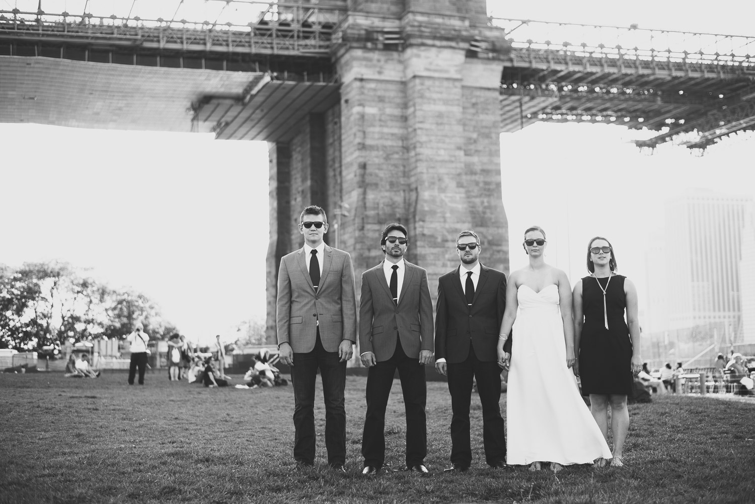 Wedding Brooklyn Bridge Wedding with Tom Studios