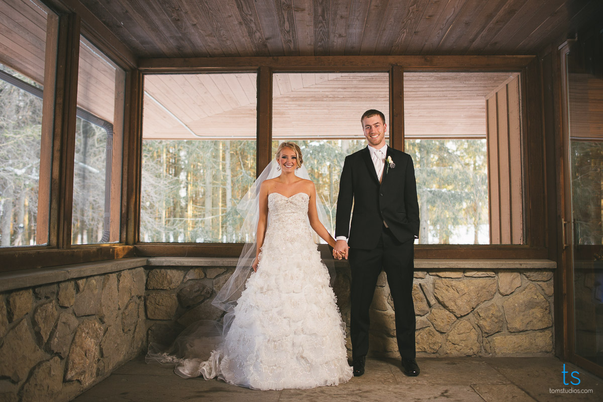 Tom Studios with Patricia and Dan at Arrowhead Lodge