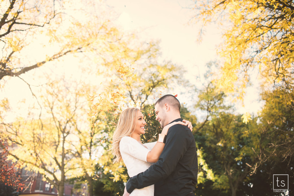 Kayla and Jeff Engagement Session with Tom Studios