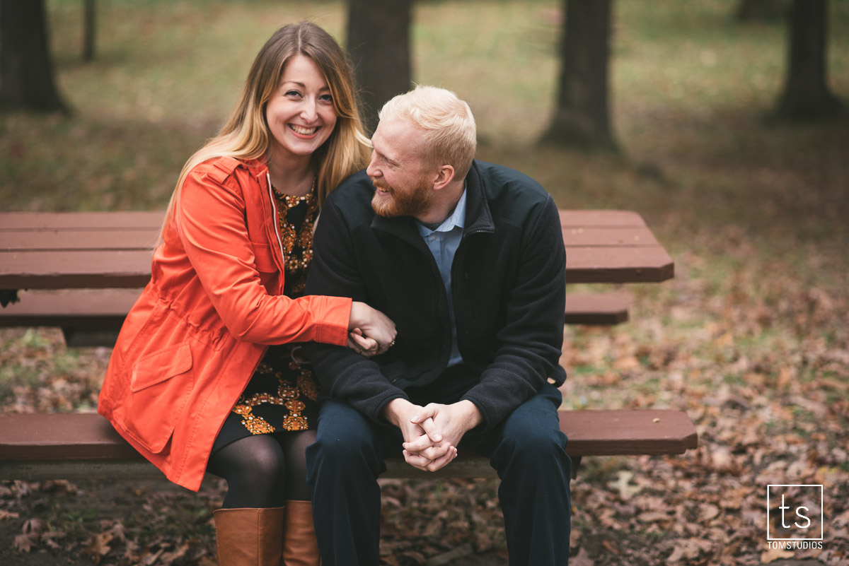 Michelle and Adam's Syracuse Engagement Session with Tom Studios