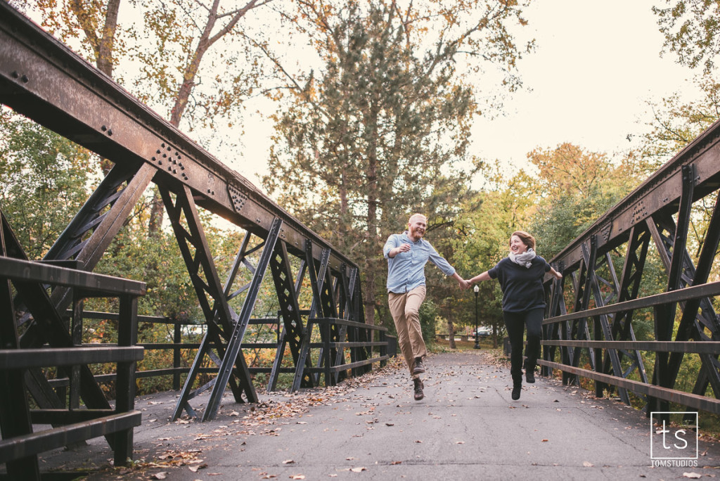 Michelle and Adam's Syracuse Engagement Session with Tom Studios