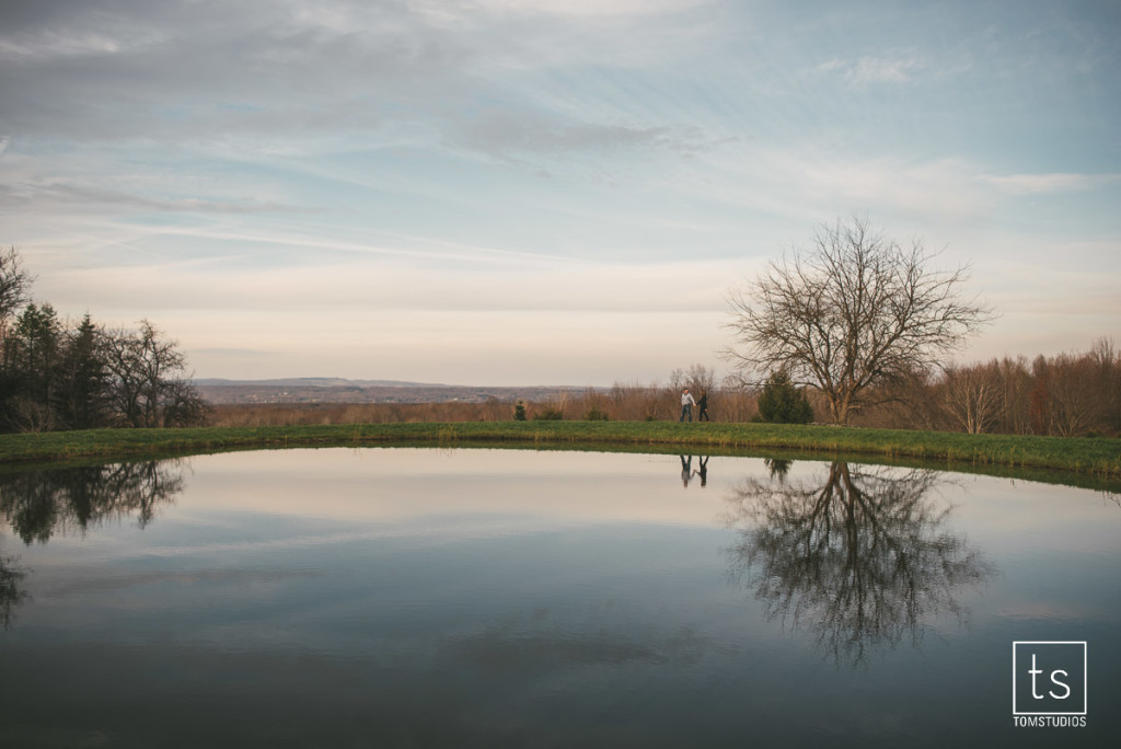 Sarah and Vinny's engagement session with Tom Studios