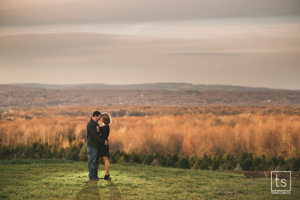 Sarah and Vinny's engagement session with Tom Studios