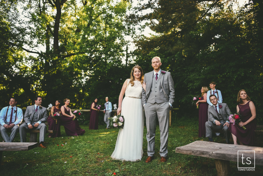 Michelle and Adam's Wedding at MKJ Farm with Tom Studios