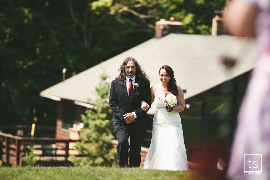 Maia and Cody's wedding in Old Forge with Tom Studios