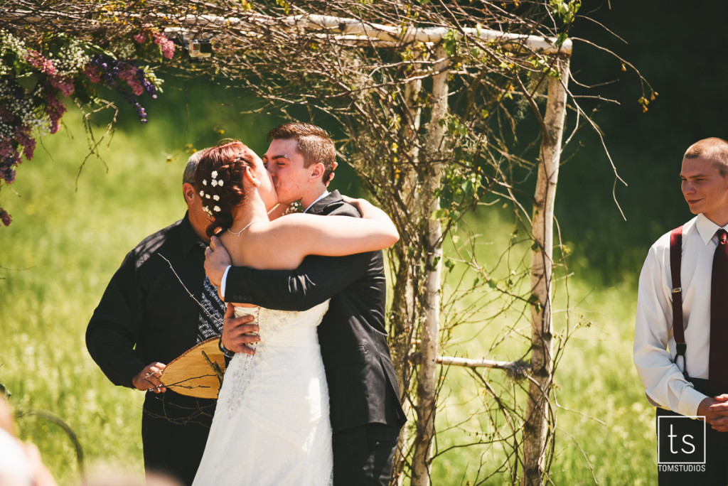 Maia and Cody's wedding in Old Forge with Tom Studios