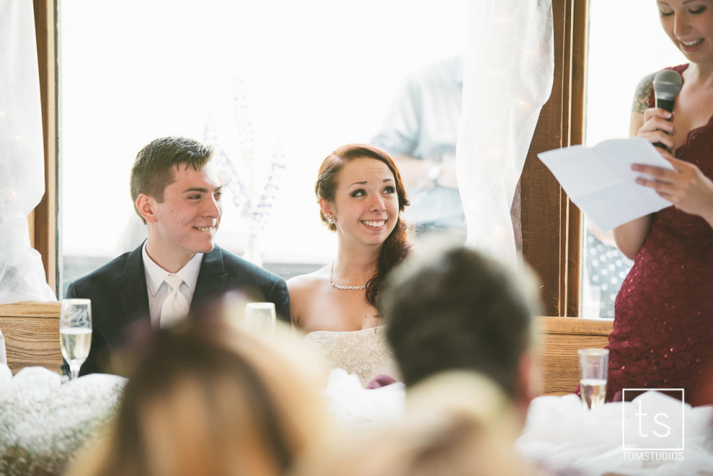 Maia and Cody's wedding in Old Forge with Tom Studios