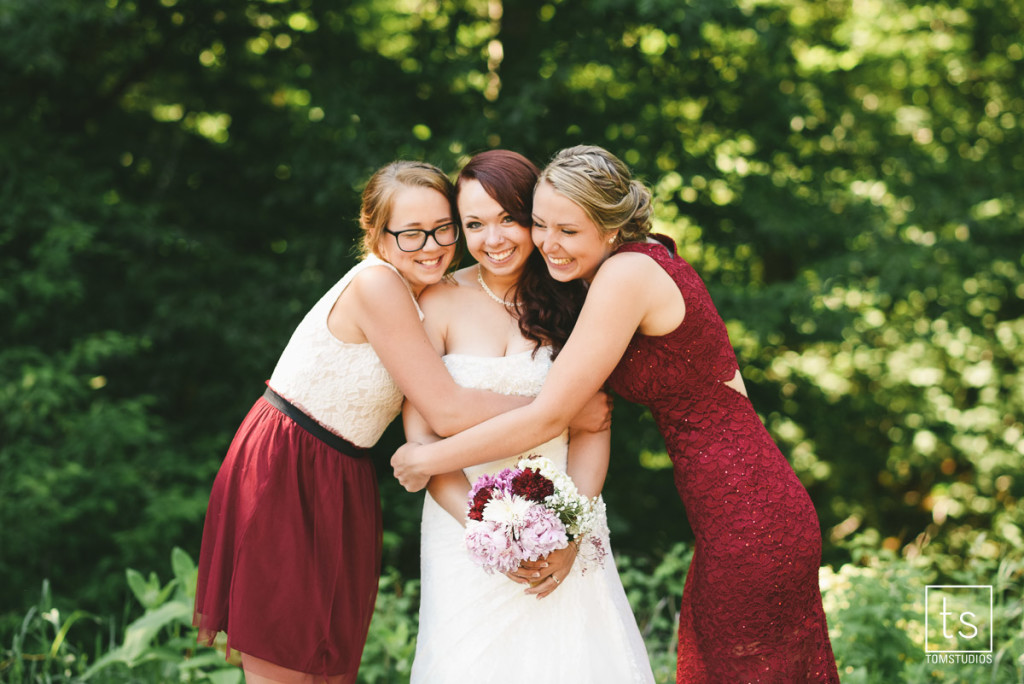 Maia and Cody's wedding in Old Forge with Tom Studios