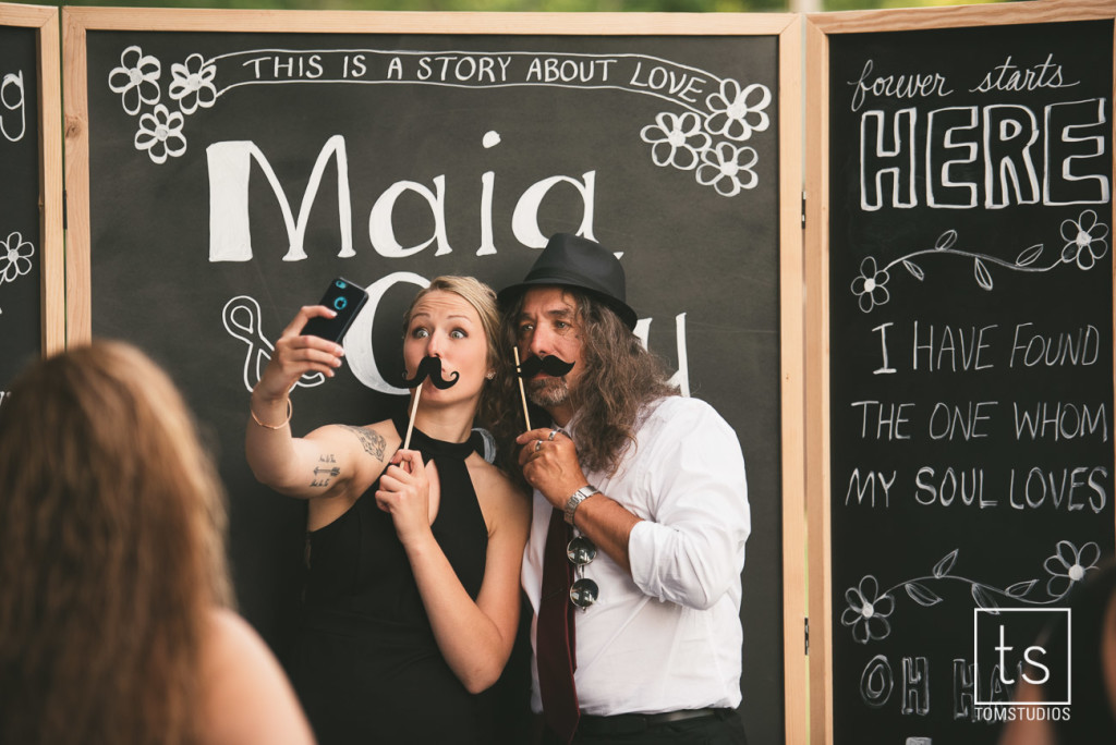 Maia and Cody's wedding in Old Forge with Tom Studios