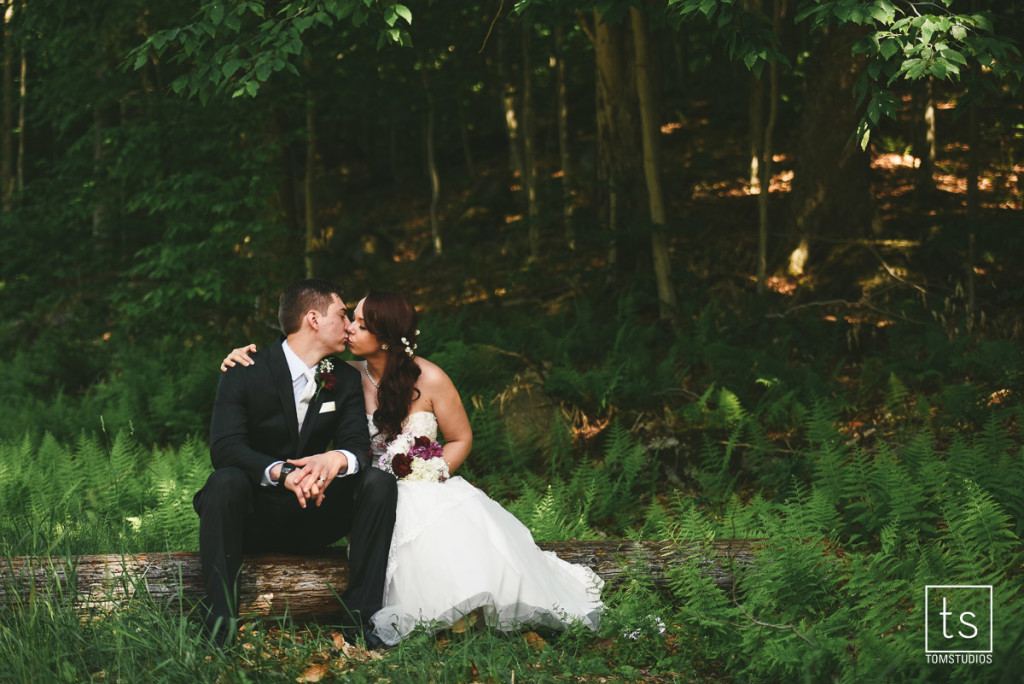 Maia and Cody's wedding in Old Forge with Tom Studios