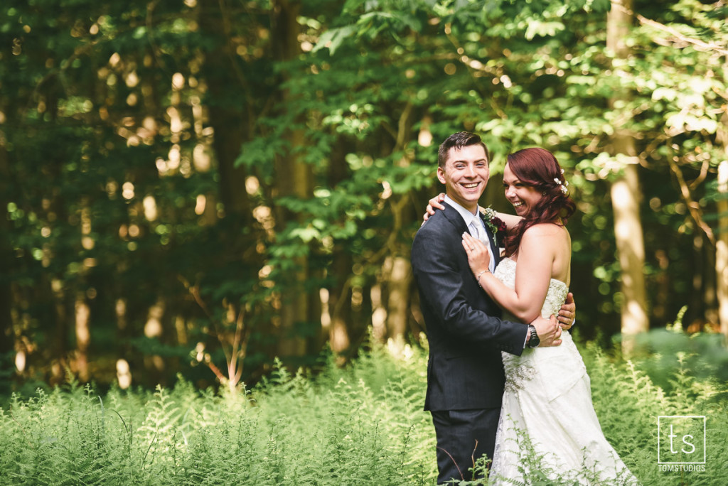 Maia and Cody's wedding in Old Forge with Tom Studios