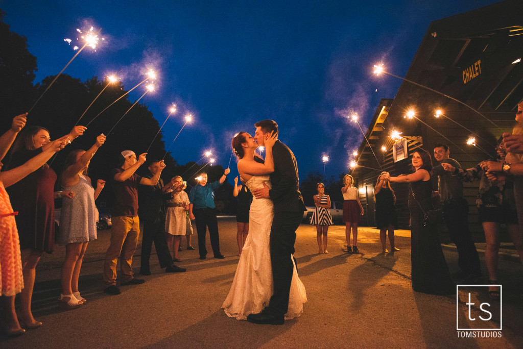 Maia and Cody's wedding in Old Forge with Tom Studios