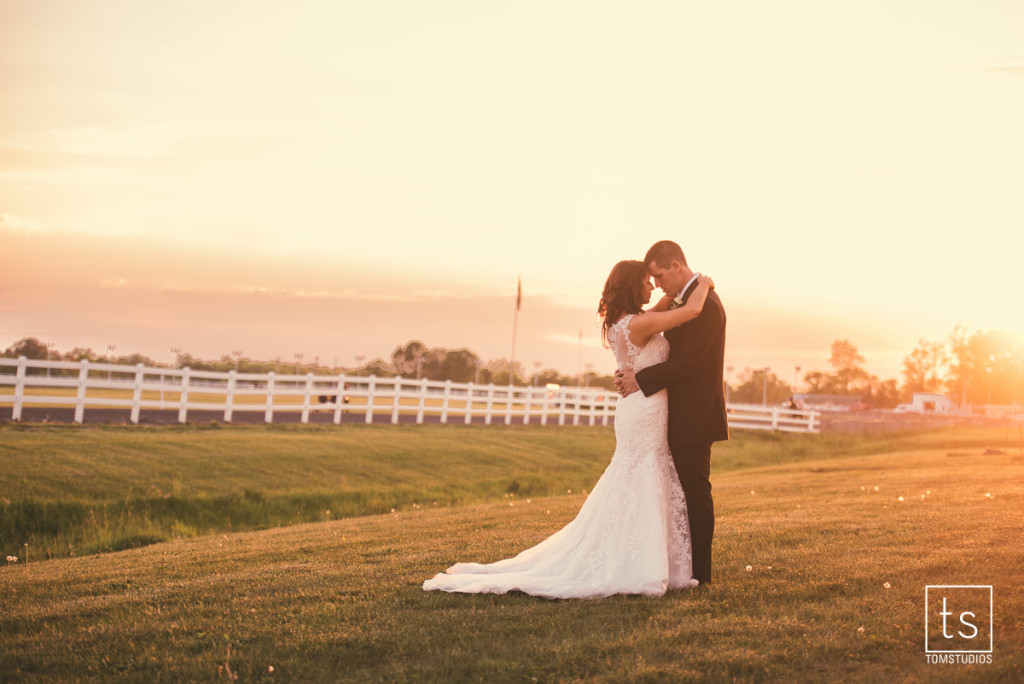 Elizabeth and Dustin's Wedding at Vernon Downs with Tom Studios