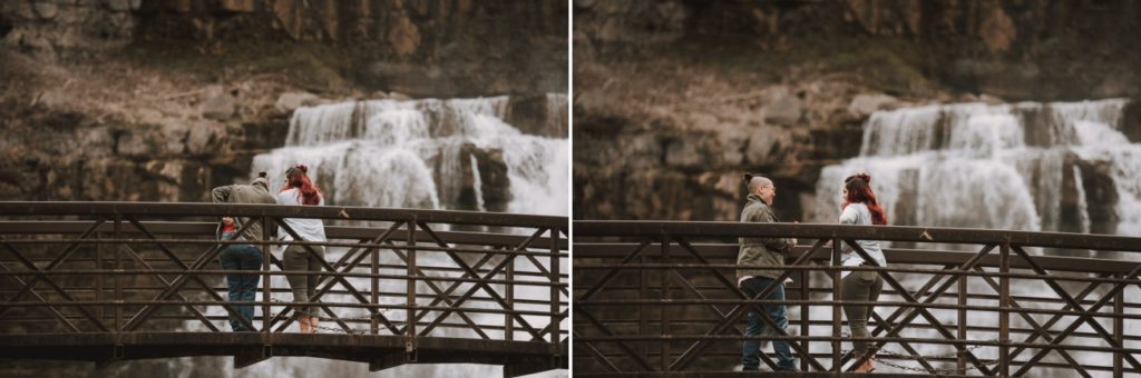 Proposal at Chittenango falls