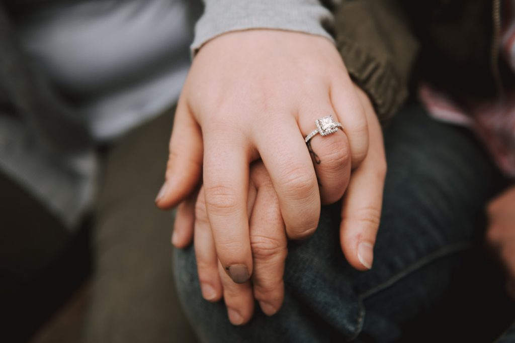 Proposal at Chittenango falls