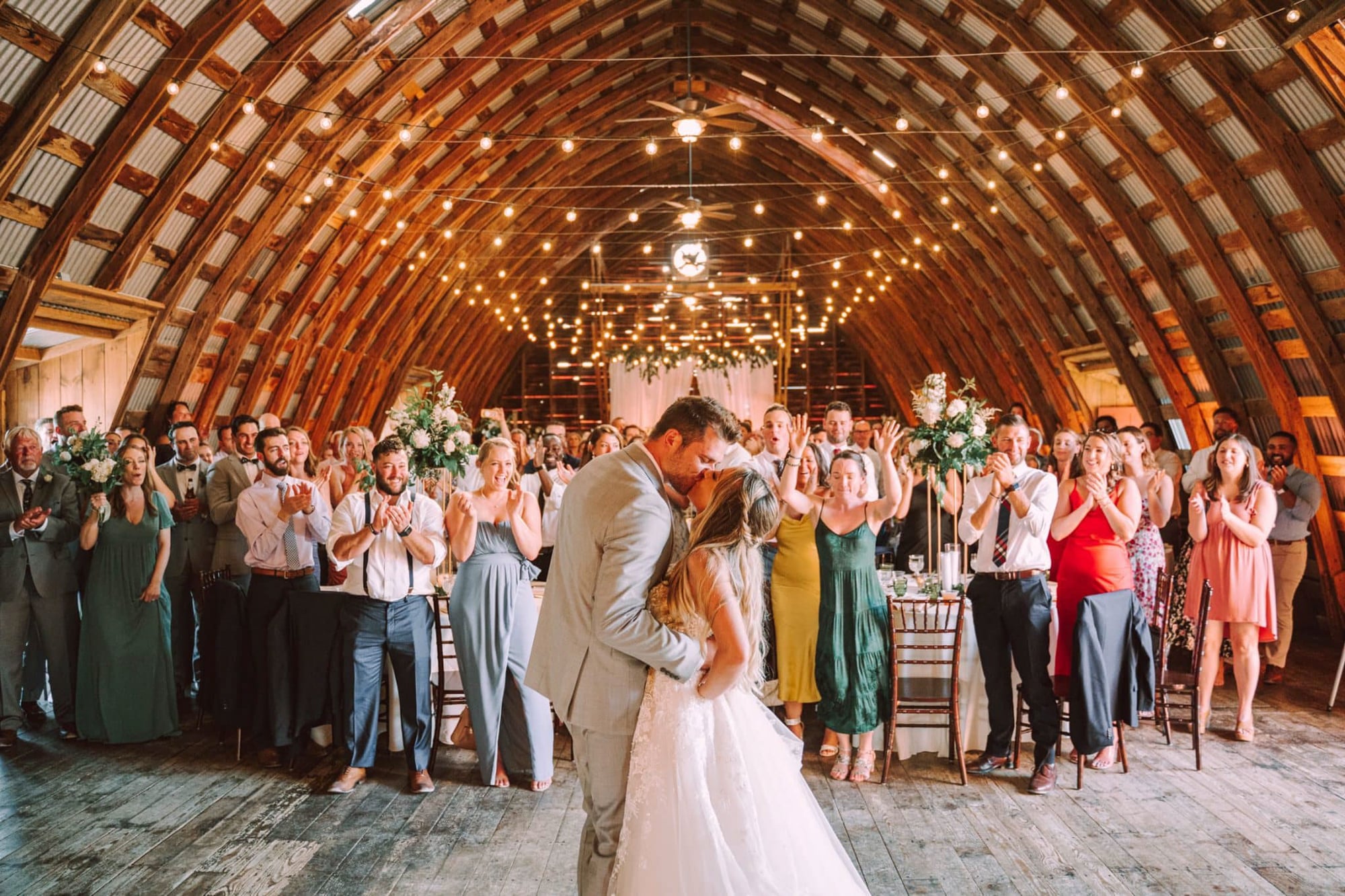 MacKenzie + Connor at Hayloft on the Arch