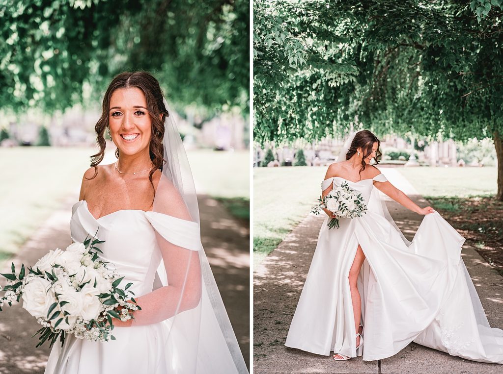 Bride Portrait at Sixty State Place wedding