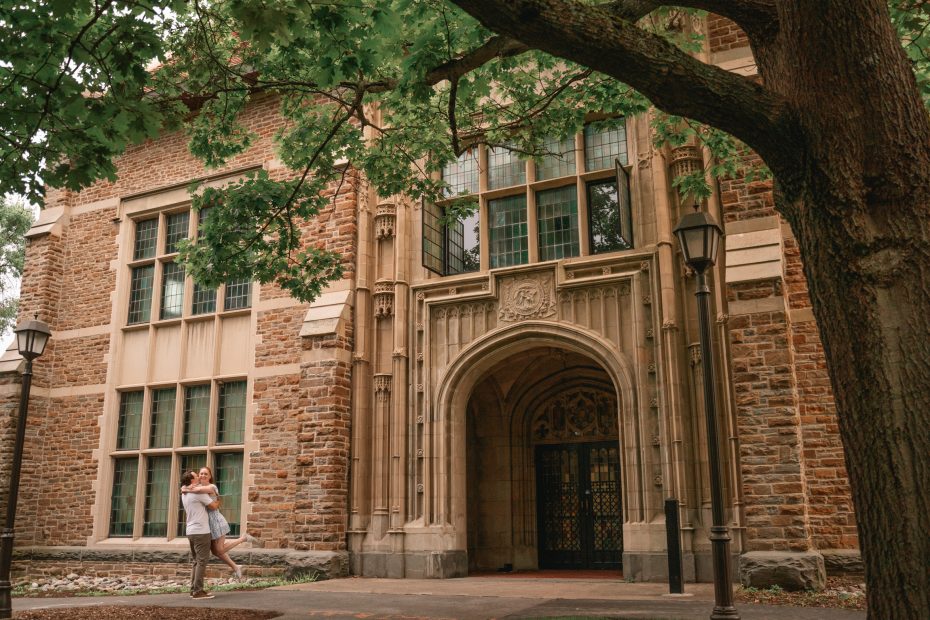 hamilton college engagement session