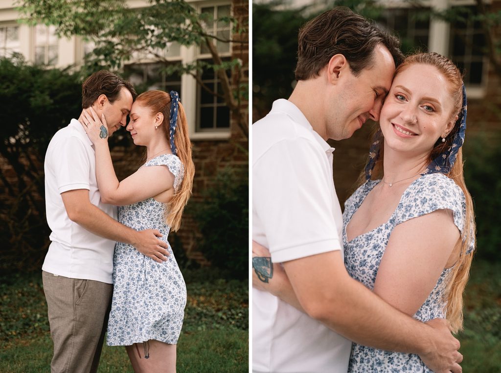 portrait for hamilton college engagement session