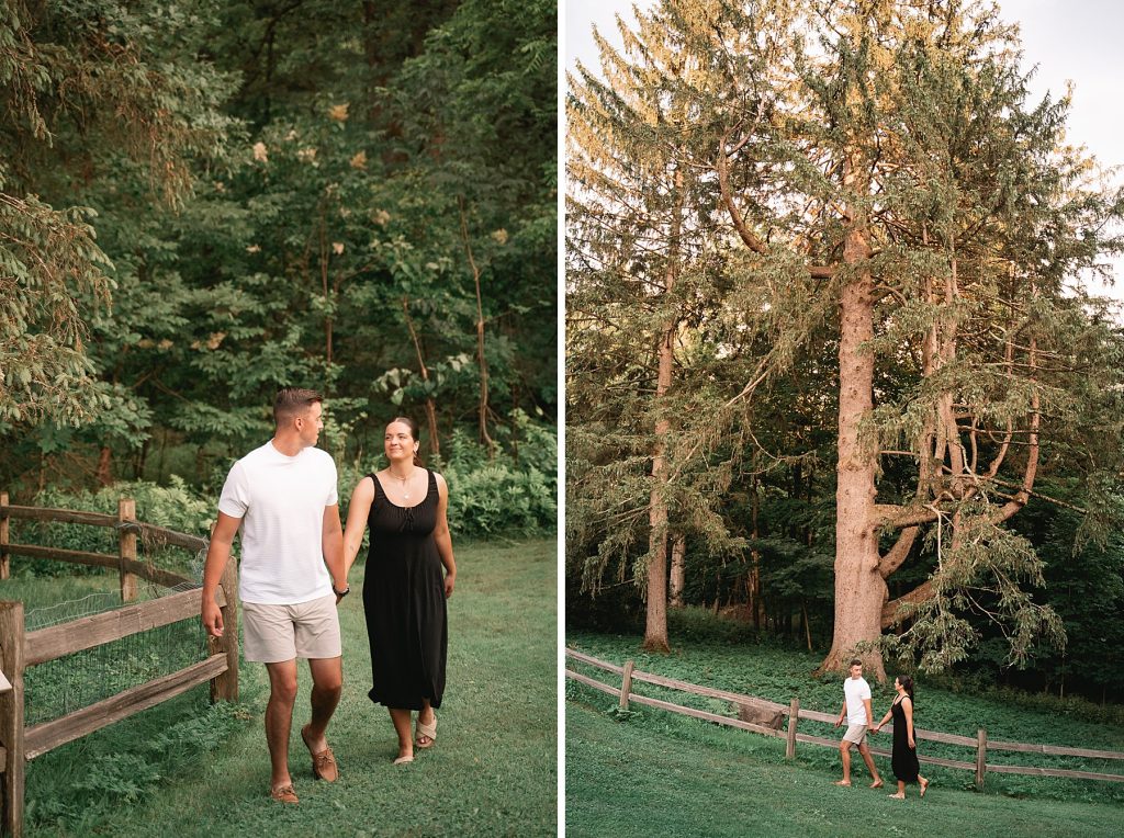 root glen engagement session shots