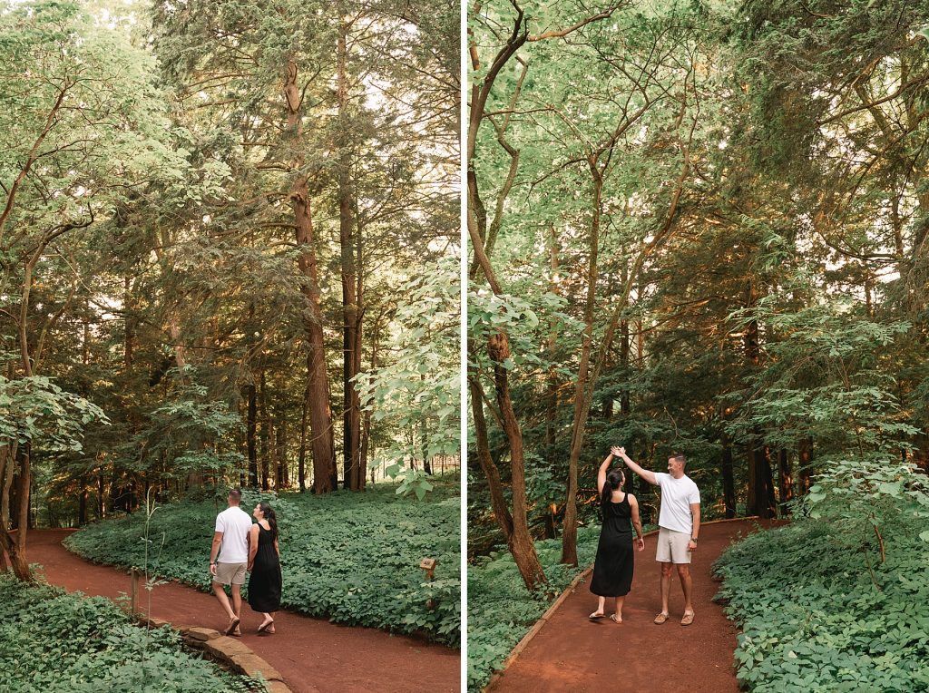 root glen engagement session shots