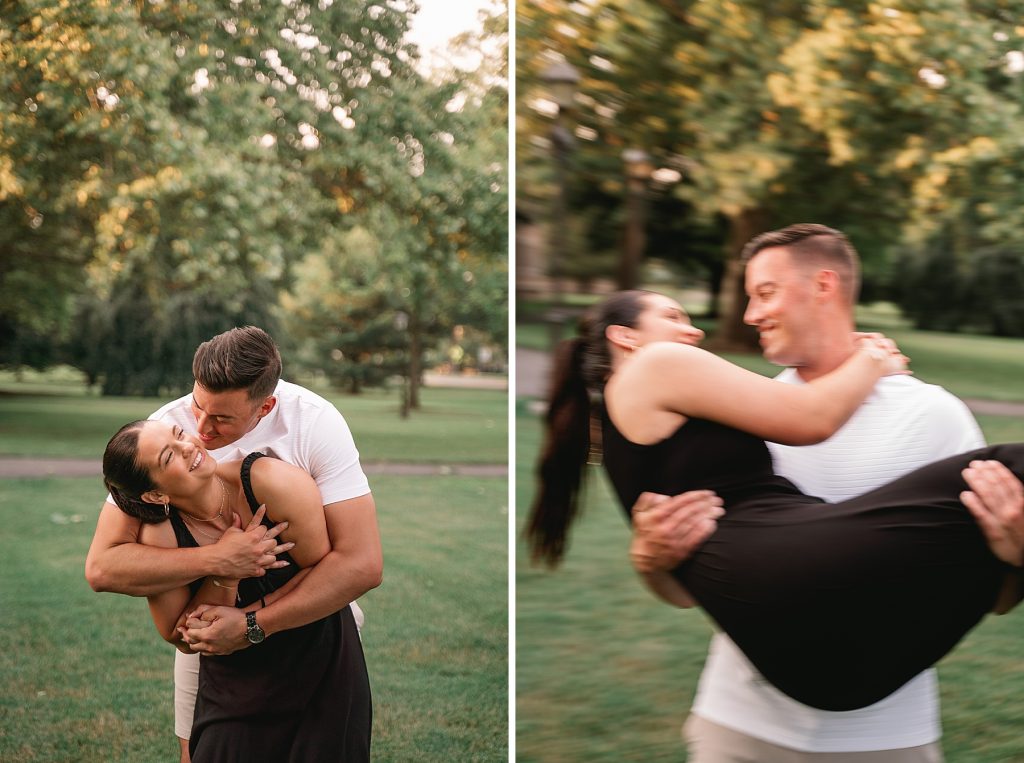 root glen engagement session shots