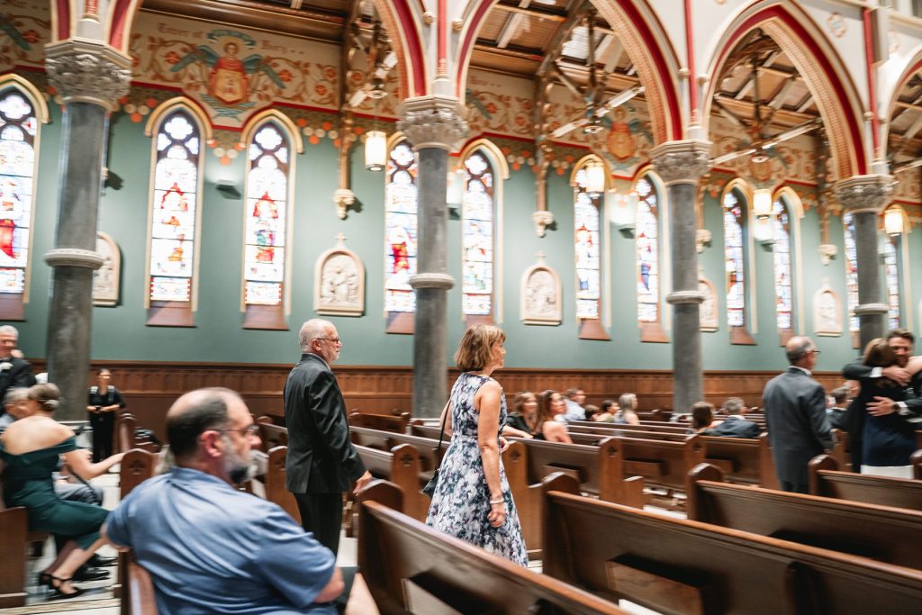 Cathedral of the Immaculate Conception wedding ceremony