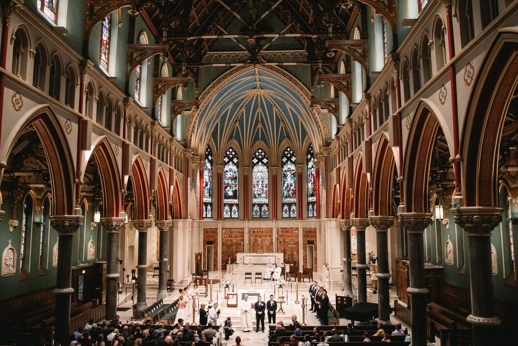 Cathedral of the Immaculate Conception wedding ceremony