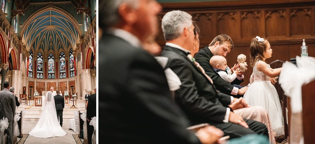 Cathedral of the Immaculate Conception wedding ceremony