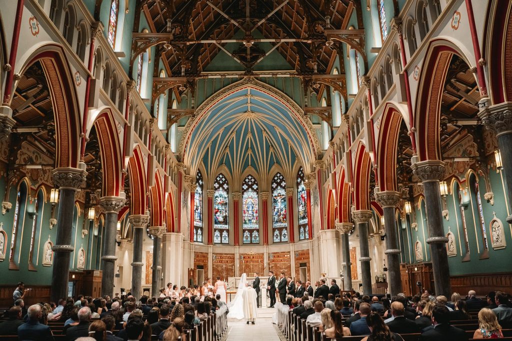 Cathedral of the Immaculate Conception wedding ceremony