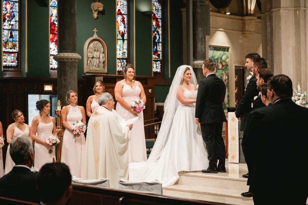 Cathedral of the Immaculate Conception wedding ceremony