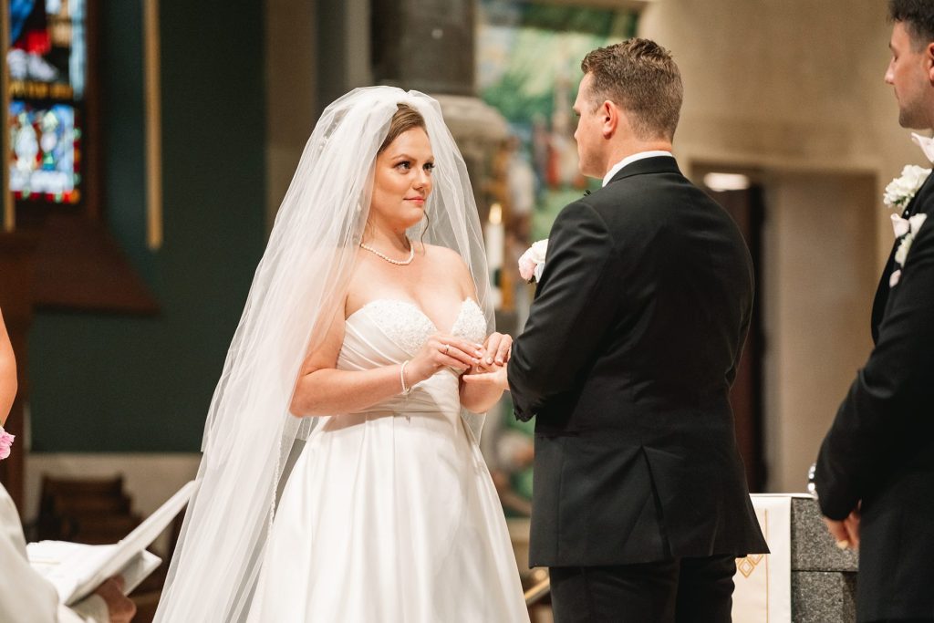 Cathedral of the Immaculate Conception wedding ceremony