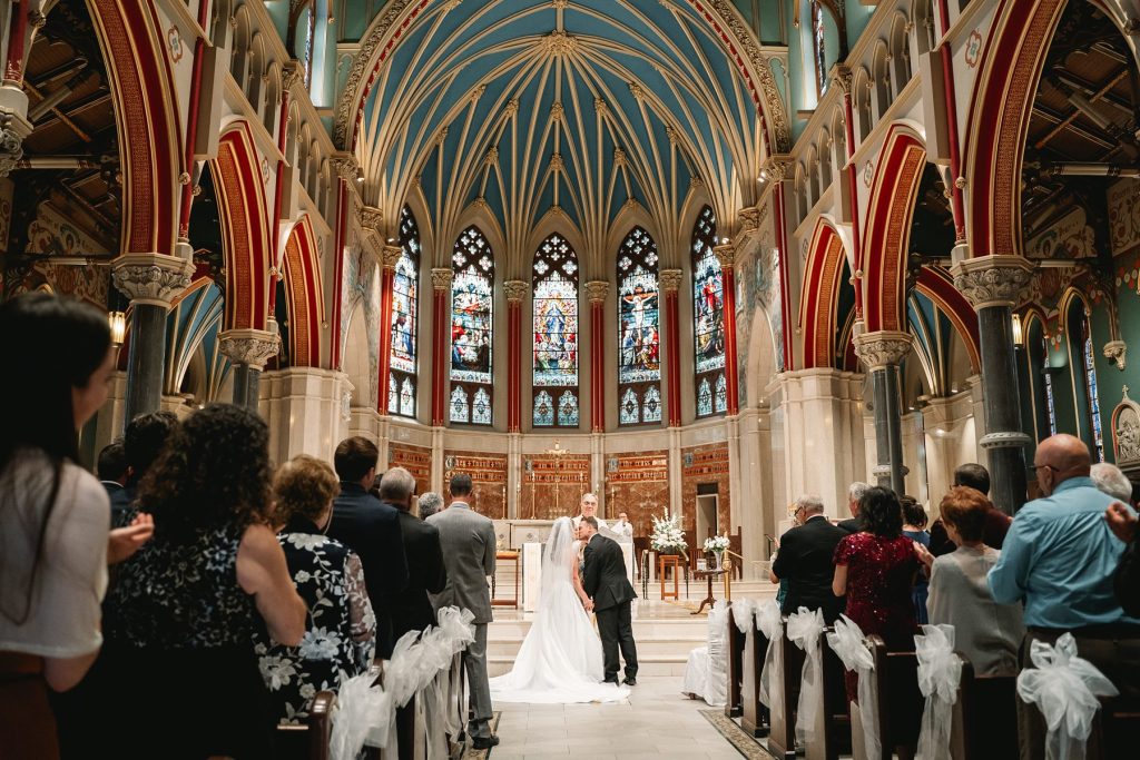 Cathedral of the Immaculate Conception wedding ceremony