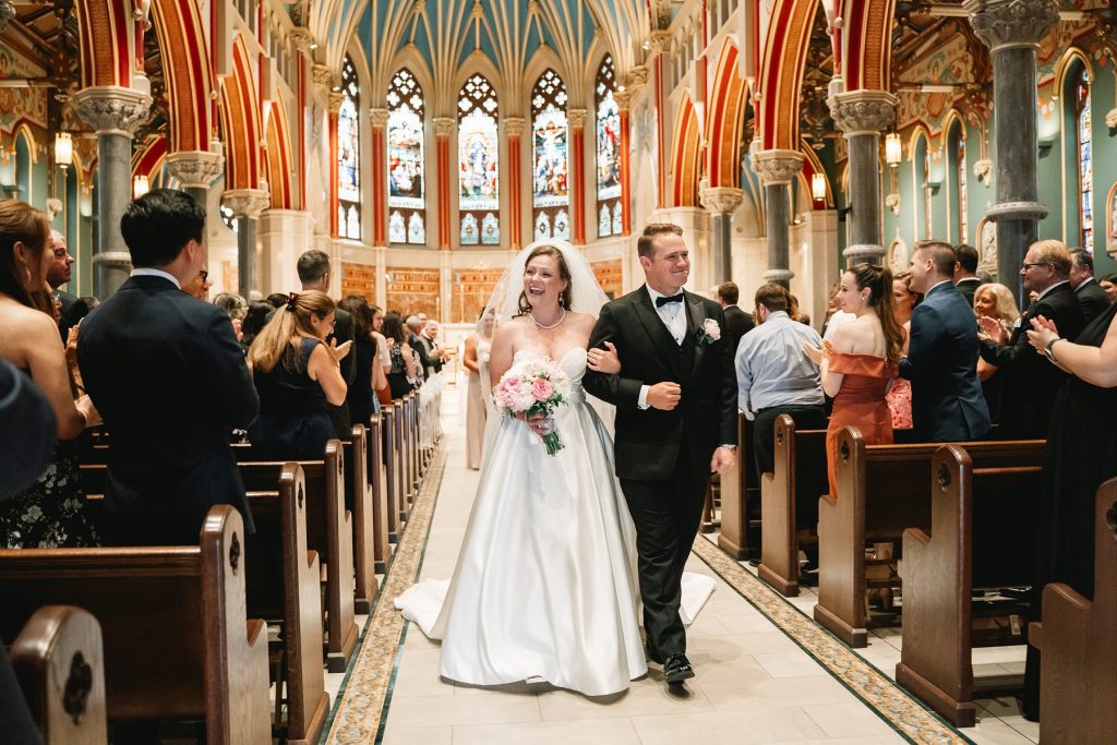 Cathedral of the Immaculate Conception wedding ceremony