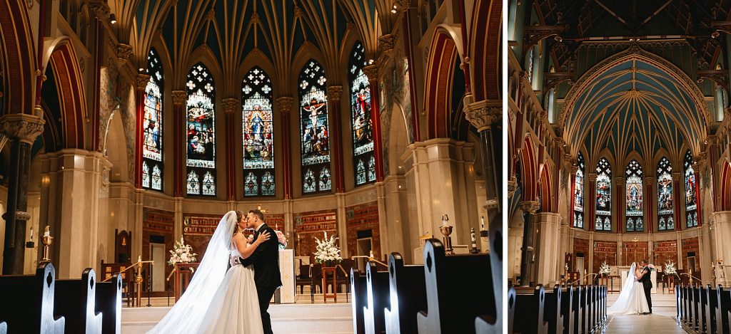 Cathedral of the Immaculate Conception wedding ceremony