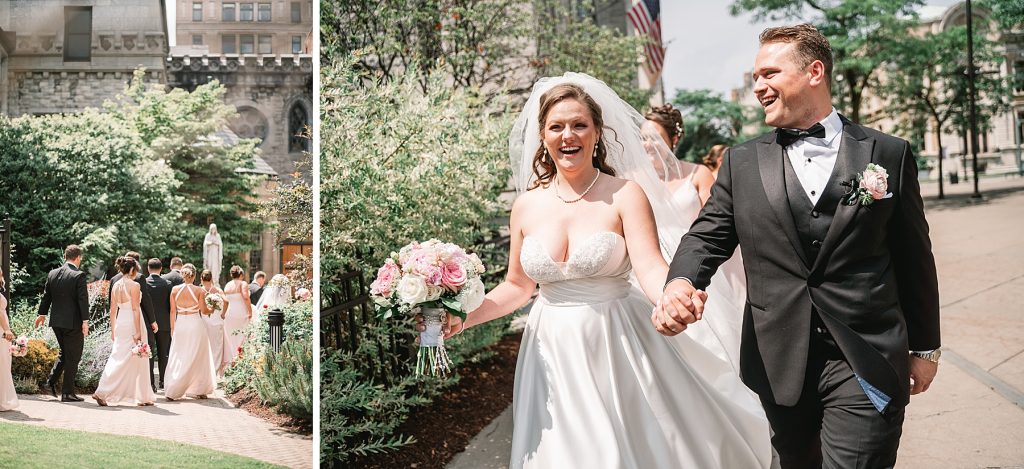 Cathedral of the Immaculate Conception wedding ceremony