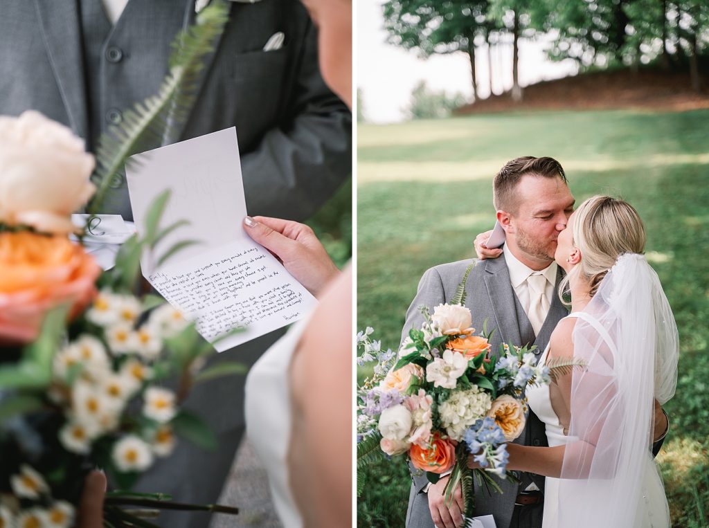 spring hayloft on the arch wedding portrait