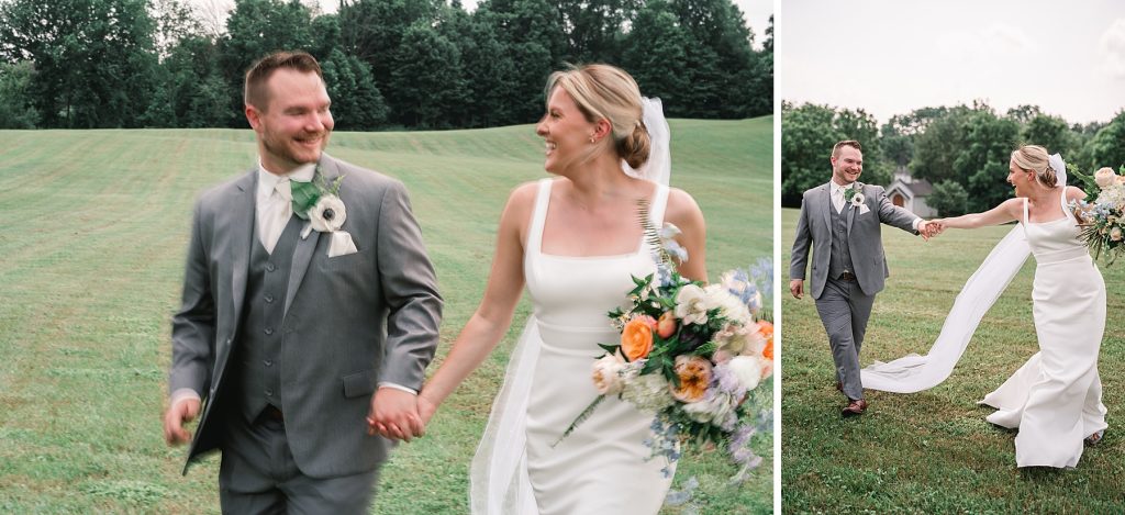 spring hayloft on the arch wedding