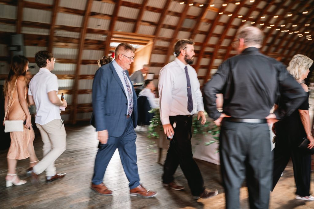 spring hayloft on the arch wedding reception